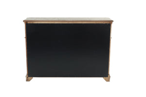 English Elm Traditional Elegant Server with Spacious Drawers and Cabinet Storage for Dining Room Organization and Style Oak 27 L x 44 W x 59 H B011P395600