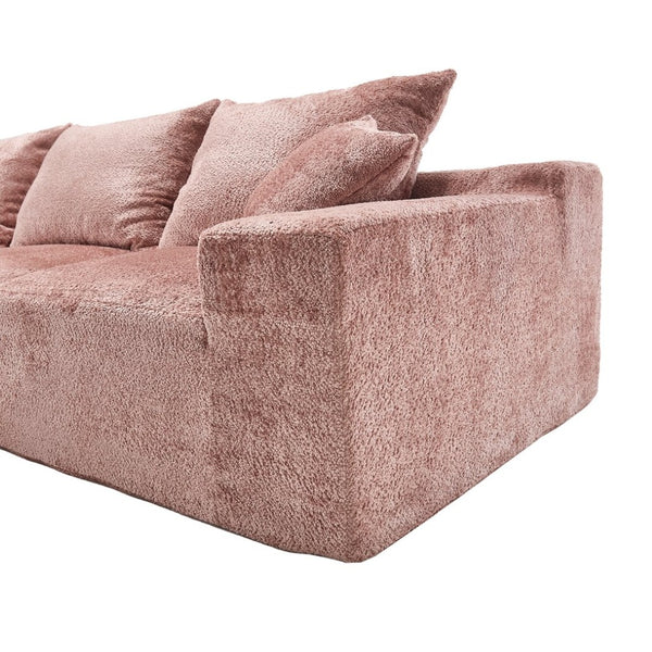 English Elm United Two-Person Sofa - Versatile Chenille Upholstery For Lounging, Napping & Flexible Layout W1568P222617-GIGA