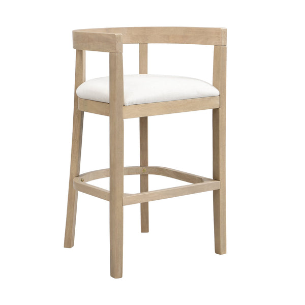 English Elm Christopher Knight Home® - Bar Stools Set Of 2 - Contemporary Rubberwood Design With Comfortable Upholstery For Home Bars N771P284165A