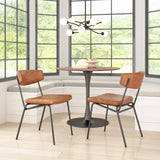 Charon Dining Chair - Set of 2 Vintage Brown 110258 Zuo Modern