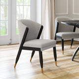 Pula Dining Chair Misty Gray 110001 Zuo Modern