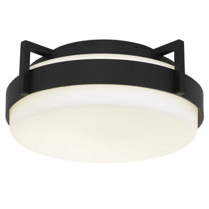 English Elm 15 Inch Led Flush Mount Ceiling Light with Etched Glass Diffuser for Any Room B370P399052