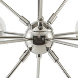 INK+IVY Paige Industrial 12-Light Chandelier with Oversized Globe Bulbs II150-0077 Silver