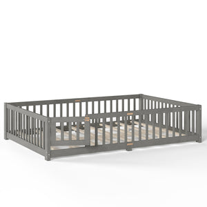 English Elm Twin Xl White Iron Loft Bed with Guardrails and Ladder for Dorm or Teen Room W1580P433579