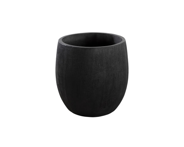 Sunpan Coleus Planter - Stylish Round Design in Durable Concrete, Perfect for Indoor & Outdoor Spaces Small - 33.75W x 24D x 24H