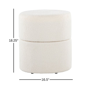 English Elm Wood Lidded Storage Ottoman Handwoven Wool Artisan Texture for Bohemian Living Spaces B202P471514