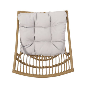 English Elm Elaine Outdoor Club Chair and Side Table Set Faux Rattan Woven Iron Patio Duo 71841.00