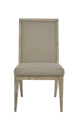 A.R.T. Furniture Tamarac Upholstered Side Chair - Transitional Dusky Brindle Design With Comfort & Style, Set Of 2 - Set Of 2 Beige, Beige Material, Parawood Solids,Oak Veneer,Foam,Fabric 267206-2352