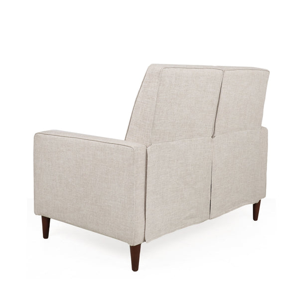English Elm Christopher Knight Home® - DOUBLE Recliner Fabric Sofa with Plush Cushions and Space-Saving Design for Living Rooms, 49"L Wheat 72478.00FWHEAT