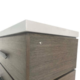 Parker House Pure Modern Bedroom 2 Drawer Nightstand Moonstone Oak Solids / Oak Veneers BPUR#51282