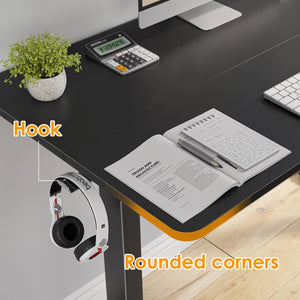 English Elm Stary Electric Standing Desk - Adjustable Height Sit-Stand Home Office Desk With Ergonomic Design T3623P339393-GIGA