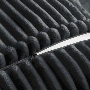 English Elm Modern Slipcovered 2-Seat Sofa Couch In Gray Corduroy – Stylish, Comfy, Easy-Care Design For Small Spaces W3041S00215