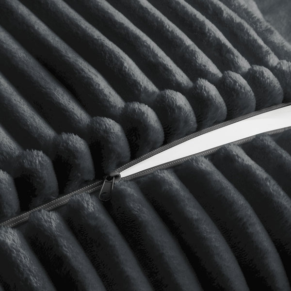 English Elm Modern Slipcovered 2-Seat Sofa Couch In Gray Corduroy – Stylish, Comfy, Easy-Care Design For Small Spaces W3041S00215