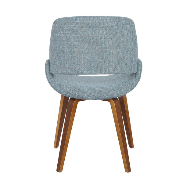 English Elm Dining/accent Chair Solid Wood Tapered Legs Cream Upholstery Mid-century Modern Seating B202P471318