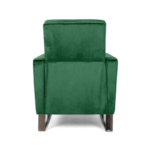 English Elm Christopher Knight Home® - Arvin Plush Push-Back Recliner with Stainless Steel Legs — Modern Fabric Comfort for Living Rooms Emerald 65272.00NVLTEMD