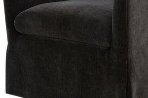 English Elm Luisa Swivel Accent Chair Skirted Tailored Silhouette for Formal Living Rooms Mink B050P451388