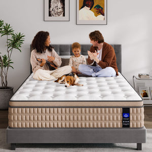 English Elm 12 Inch King Hybrid Mattress Gel Foam Pocket Springs Firm Support Cool Sleep B2716P415512