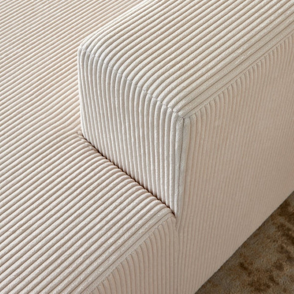 English Elm Reversible Corduroy U-Shaped Sectional Sofa - Plush Comfort For Modern Living Rooms! W1765S00118-GIGA