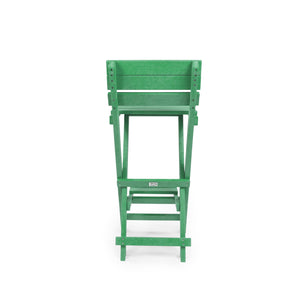 English Elm Harbor Point Recycled Hdpe Outdoor Folding Bar Stool Patio Deck All Season Seating Green B2745P409649
