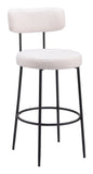 Blanca Barstool - Set of 2 Ivory 109740 Zuo Modern