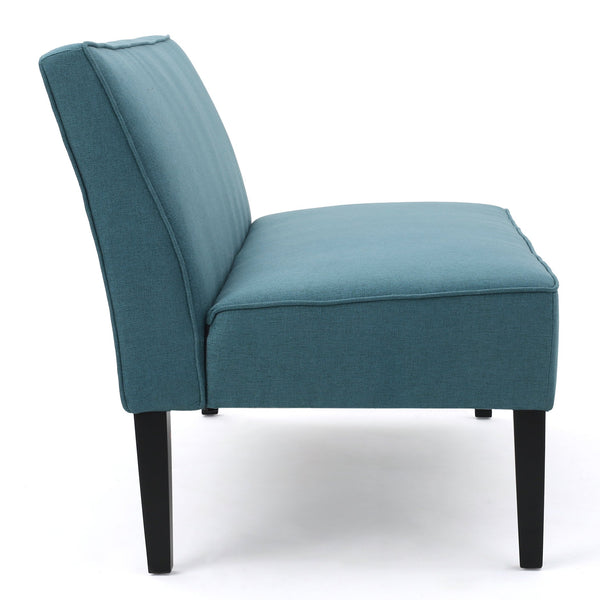 English Elm 50'' Linen Upholstered Loveseat Solid Wood Frame Modern Seating for Small Spaces N771P376540R