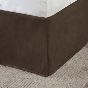 English Elm 7 Piece Faux Suede Comforter Set - Lodge-Inspired King Bed Ensemble With Decorative Pillows & Shams B03597292