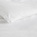 Madison Park Honeycomb Textured Casual Oversized Down Alternative Comforter MP10-8279 White