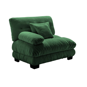 English Elm 27 Modular Left Facing Sectional Sofa Chenille Upholstered Low Profile Living Room W714P284891