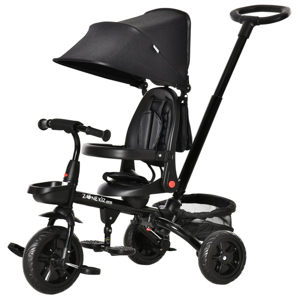 English Elm Qaba 4 in 1 Convertible Kids Trike with Reversible Seat and Adjustable Push Handle W2225P217779