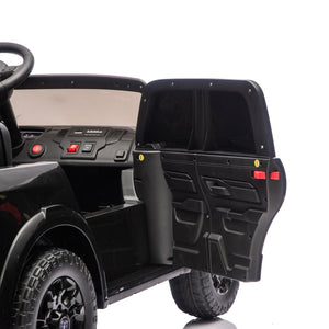 English Elm 24v Licensed Dodge Ram 2500 Kids Ride on Truck with Remote and 4-wheel Suspension W1578P305880