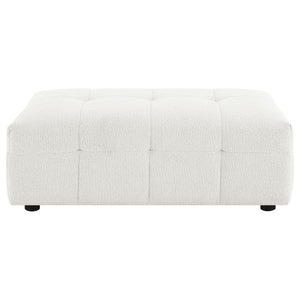 English Elm Sooke Boucle Fabric Rectangular Ottoman Versatile Footrest or Extra Seat for Living Rooms B062P441149