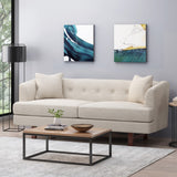 Christopher Knight Home® - Noble House - Mableton Mid-Century Modern Upholstered 3 Seater Sofa