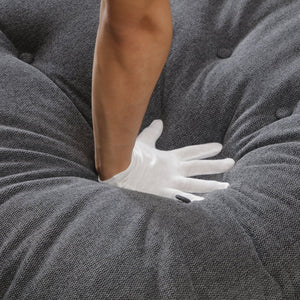 English Elm 130" U-Shaped Sofa With Console & Cupholders - Spacious 6-Seat Sleeper Couch For Living Room Comfort W1117S00241