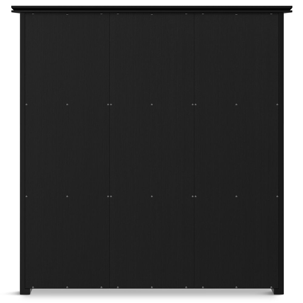 English Elm Artisan 9 Cube Bookcase & Storage Unit - Handcrafted Black Shelving For Stylish Organization & Display B136P238626