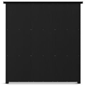 English Elm Artisan 9 Cube Bookcase & Storage Unit - Handcrafted Black Shelving For Stylish Organization & Display B136P238626