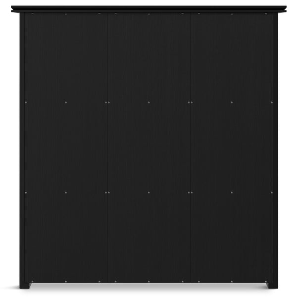 English Elm Artisan 9 Cube Bookcase & Storage Unit - Handcrafted Black Shelving For Stylish Organization & Display B136P238626