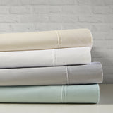 Beautyrest 400 Thread Count Casual Wrinkle Resistant Cotton Sateen Sheet Set BR20-0985 Seafoam