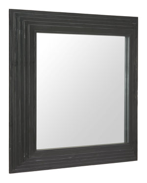 Zuo Modern Kare Mirror Black - Premium Fir Wood & Glass, Modern Design For Hospitality & Stylish Spaces Black Fir Wood,Glass 110720-zuo-modern