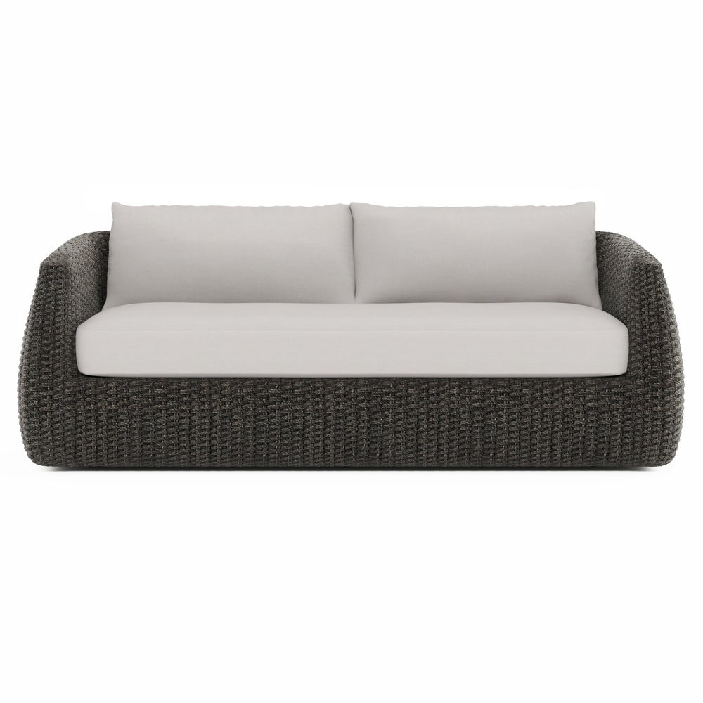 Bernhardt Bernhardt Sarene Outdoor Sofa — All-Weather Woven 88" Deep-Seat Sofa With Plush Cushions, Customizable - Made to Order O4477A