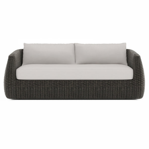 Bernhardt Bernhardt Sarene Outdoor Sofa — All-Weather Woven 88" Deep-Seat Sofa With Plush Cushions, Customizable - Made to Order O4477A
