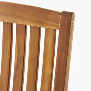 English Elm Acacia Hardwood Outdoor Rocking Chair Slatted Back Porch Rocker for Deck or Yard N778P438694T