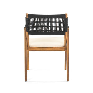 English Elm Christopher Knight Home® - Outdoor 6-Piece Acacia Wood Dining Set With Rattan Legs, Cushions, And Stylish Weather Resistance N773OD00043B