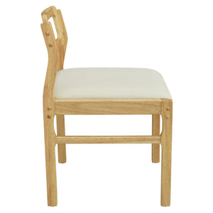 English Elm Topmax Rubberwood Extendable Dining Set with Drop Leaves and Linen Chairs for Four SP000080AAA