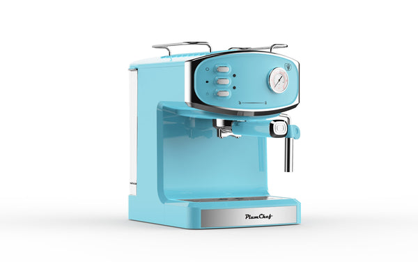 English Elm Plum Semi-automatic Espresso Machine with Steam Wand and 20-bar Pump for Home W1002P414509