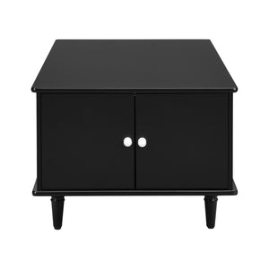 English Elm U-Can Modern Rectangle Coffee Table With 4 Drawers & Hidden Storage For Stylish Living Spaces N724P286418B-GIGA