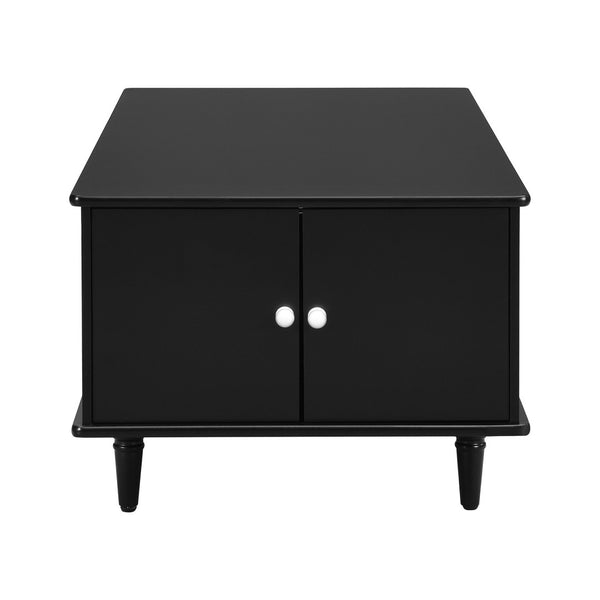 English Elm U-Can Modern Rectangle Coffee Table With 4 Drawers & Hidden Storage For Stylish Living Spaces N724P286418B-GIGA