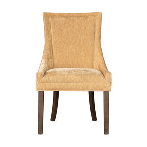 JLA Home Madison Park Signature - Ultra Upholstered dining side chairs set of 2 with solid wood legs, plush chenille seats, tailored trim Gold MPS108-0328