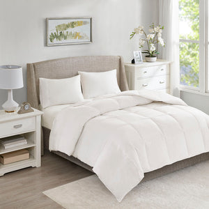 True North by Sleep Philosophy All Season Warmth Transitional Oversized 100% Cotton Down Comforter TN10-0349 White