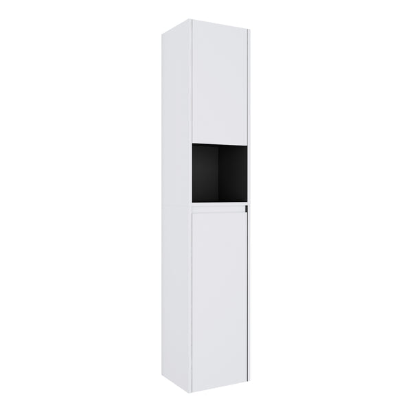 English Elm 12" Bathroom Side Cabinet - Wall-Mounted, Soft-Close Doors, Space-Saving Design For Modern Homes W999S00282
