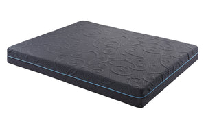 English Elm 8" Queen Hybrid Gel-Infused Memory Foam Mattress - 8" Firm Breathable 4-Layer Coil Support, Dark Gray B011P213339